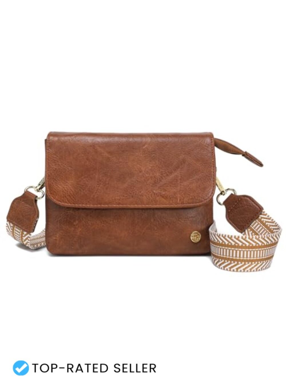 RFID Small Crossbody Bag Vegan Leather Cross Body Purse with Card Slots